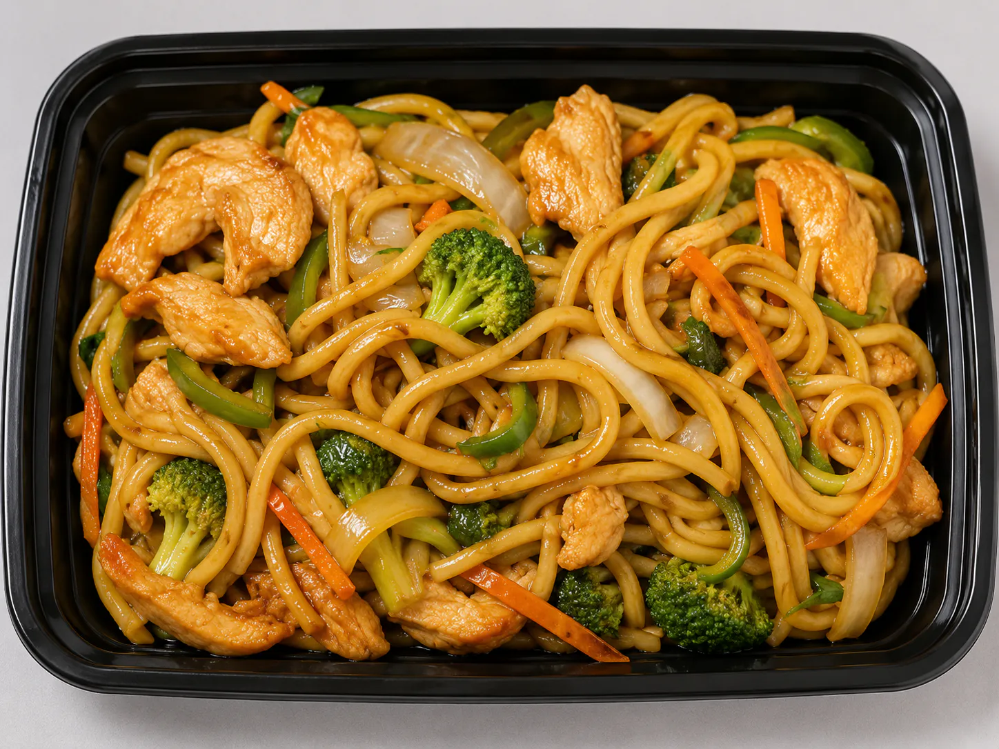 Chicken Lo Mein at Jade Garden, Chinese Restaurant in Manchester